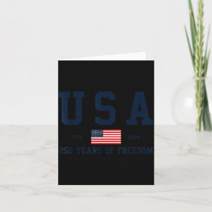 USA 250 Jahre Freiheit 1776 2026 America's 250. Karte