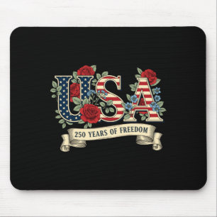 USA 250 Jahre Freiheit 1776 2026 amerikanischer 4. Mousepad