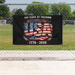 USA 250 Jahre Freiheit 1776–2026 Patriot Banner