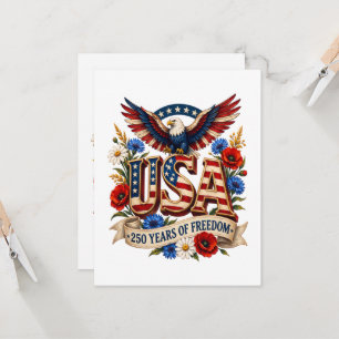 USA 250 Jahre Freiheit Einladung