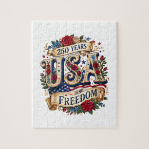 USA 250 Jahre Freiheit Floral Americana