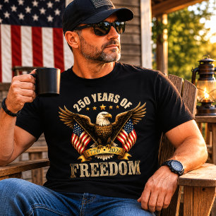 USA 250 Jahre Freiheit Weißkopfseeadler T-Shirt