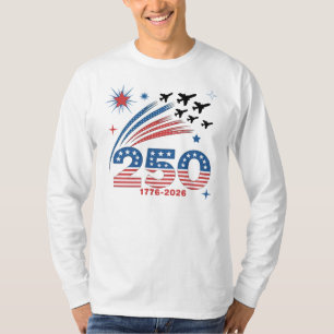 USA 250 Jahre Freiheitsfeier Design T-Shirt