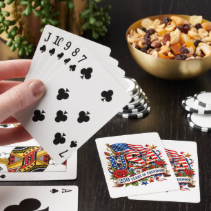 USA 250 Jahre Freiheitsfeier Spielkarten