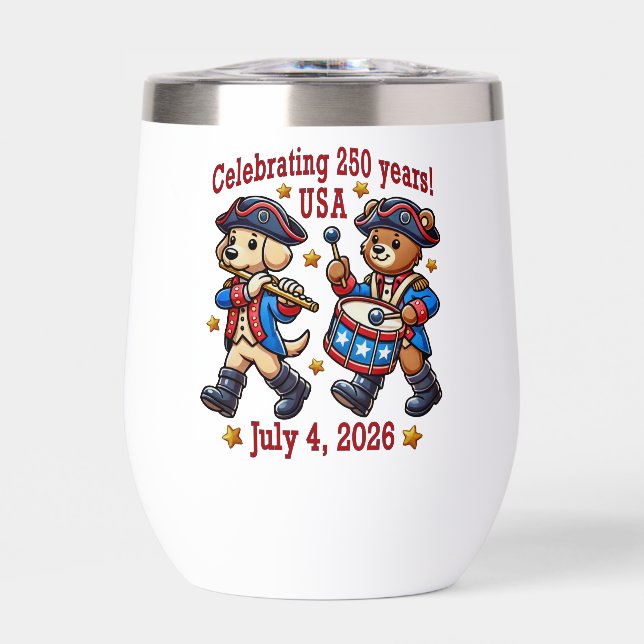 USA 250 Jahre Jubiläum Souvenir - Patriotic (Vorderseite)