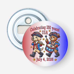 USA 250 Jahre Jubiläum Souvenir - Patriotic Flaschenöffner