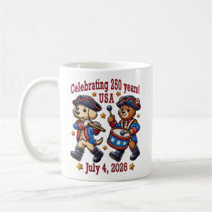 USA 250 Jahre Jubiläum Souvenir - Patriotic Kaffeetasse