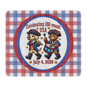 USA 250 Jahre Jubiläum Souvenir - Patriotic Schneidebrett