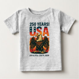 USA 250 Jahre - Patriotic Bald Eagle 4. Juli 2026 Baby T-shirt