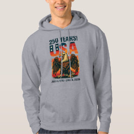 USA 250 Jahre - Patriotic Bald Eagle 4. Juli 2026 Hoodie