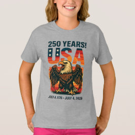 USA 250 Jahre - Patriotic Bald Eagle 4. Juli 2026 T-Shirt