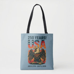 USA 250 Jahre - Patriotic Bald Eagle 4. Juli 2026 Tasche
