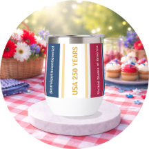 USA 250 Jahre Semiquincentennial Patriotische Stre