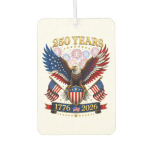 USA 250. Jahrestag 1776-2026 Autolufterfrischer