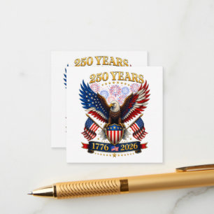 USA 250. Jahrestag 1776-2026 Begleitkarte