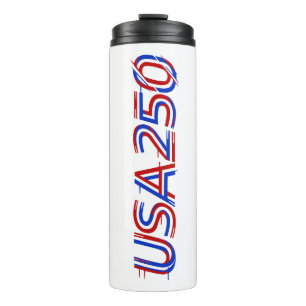 USA 250. Jahrestag 1776-2026 Patriotisch Amerikani Thermosbecher