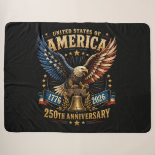 USA 250. Jahrestag Adler Sherpadecke
