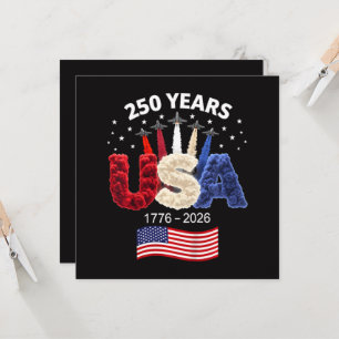 USA 250. Jahrestag Amerikanische Flagge 250 Jahre