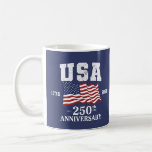 USA 250. Jahrestag Kaffeetasse
