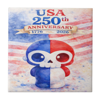 USA 250. Jahrestag Keramikfliese