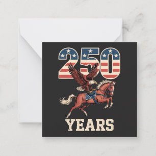 USA 250. Jahrestag Mitteilungskarte