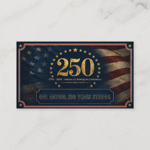 USA 250. Jubiläum 1776-2026 Amerikas Geschenke Visitenkarte