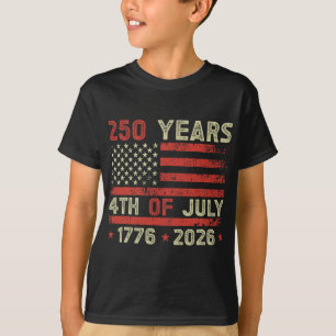 Usa 250. Jubiläum 4. Juli Unabhängigkeit Ame T-Shirt