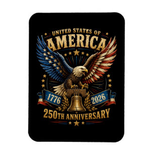 USA 250. Jubiläum Adler Magnet