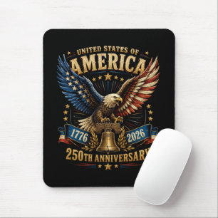 USA 250. Jubiläum Adler Mousepad