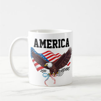 USA 250. Jubiläum Adler PNG | Patriotischer Adler Kaffeetasse