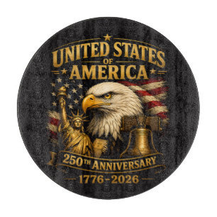 USA 250. Jubiläum Adler Schneidebrett