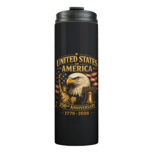 USA 250. Jubiläum Adler Thermosbecher