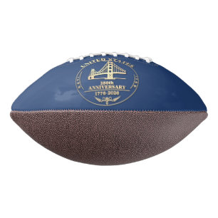 USA 250. Jubiläum Golden Gate Gold Design  Football