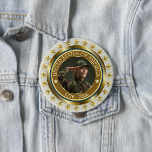 USA 250. Jubiläum I Patriotisch 1776-2026  Button