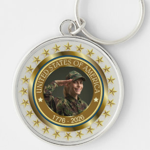 USA 250. Jubiläum I Patriotisch 1776-2026 Schlüsselanhänger
