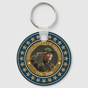 USA 250. Jubiläum I Patriotisch 1776-2026 Schlüsselanhänger