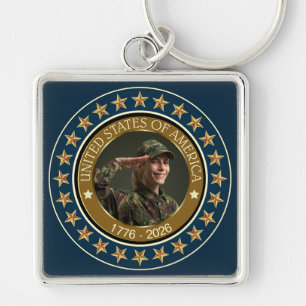 USA 250. Jubiläum I Patriotisch 1776-2026 Schlüsselanhänger