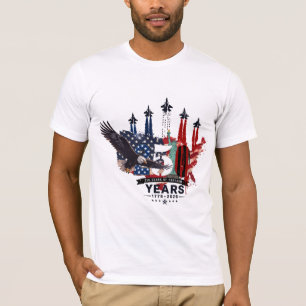 USA 250. Jubiläum Patrioten Eagle Fighter Jet T-Shirt