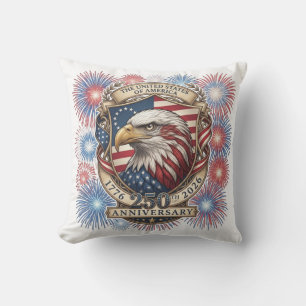 USA 250. Jubiläum Patriotischer Adler Kissen