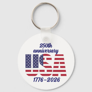 USA 250. Jubiläum Semiquincentennial 1776–2026 Schlüsselanhänger