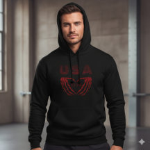USA 250. Jubiläum Skelett Herz 1776 Hoodie