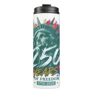 USA 250. Jubiläum Statue of Liberty 250 Jahre Thermosbecher