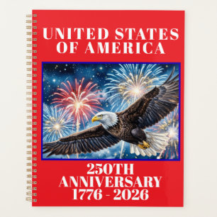 USA 250. Jubiläums-Patriotischer Planer