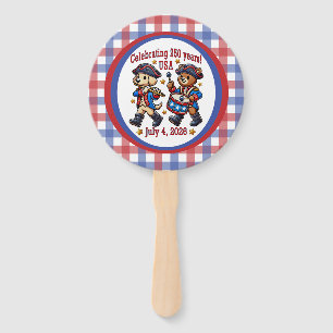 USA 250. Jubiläums-Souvenir - Patriotisch Fächer