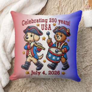 USA 250. Jubiläums-Souvenir - Patriotisch Kissen