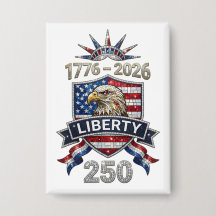 USA 250 Liberty Eagle 1776–2026 Rhinestone-Stil