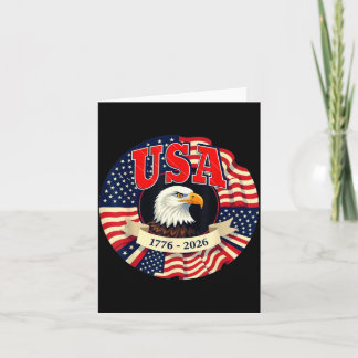 USA 250 patriotische Jubiläumsfeier Karte