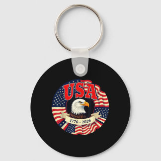 USA 250 patriotische Jubiläumsfeier Schlüsselanhänger