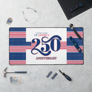 USA 250 Patriotische Schreibtischunterlage