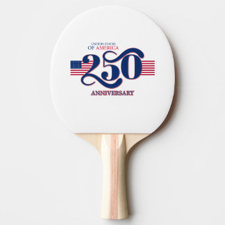 USA 250 Patriotisches Ping-Pong-Schläger   Tischtennis Schläger